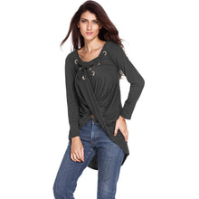 fashion-sexy-women-cropped-top-cross-front-plunging-lace-up-ladies-tees-v-neck-low-high-hem-asymmetric-pullover-t-shirt BBL