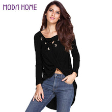 fashion-sexy-women-cropped-top-cross-front-plunging-lace-up-ladies-tees-v-neck-low-high-hem-asymmetric-pullover-t-shirt BBL