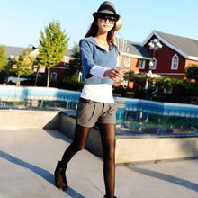 fashion-shorts-femininos-solid-slim-casual-woolen-plus-size-warm-women-shorts BBL