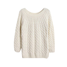 fashion-warm-women-vintage-long-sleeve-loose-pullover-jumper-knit-sweater-new BBL