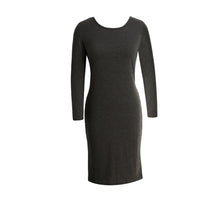 fashion-women-bodycon-dress-round-neck-long-sleeve-casual-sheath-slim-mid-calf-dress-grey-light-grey-burgundy-dress BBL