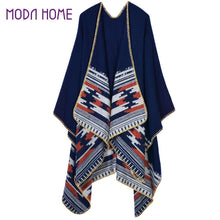 women-casual-knitted-cape-poncho-open-front-contrast-striped-pashmina-cardigan-outwear-tops-shawl-scarf BBL