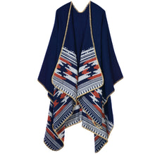women-casual-knitted-cape-poncho-open-front-contrast-striped-pashmina-cardigan-outwear-tops-shawl-scarf BBL