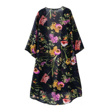 women-chiffon-blouses-open-front-floral-print-batwing-sleeve-kimono-cardigan-plus-size-office-shirt-blusas-black BBL
