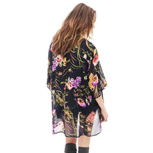 women-chiffon-blouses-open-front-floral-print-batwing-sleeve-kimono-cardigan-plus-size-office-shirt-blusas-black BBL
