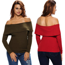 fashion-women-knitted-sweater-sexy-slash-neck-off-shoulder-knit-sweater-long-sleeve-casual-slim-pullover-knitwear-top-red BBL