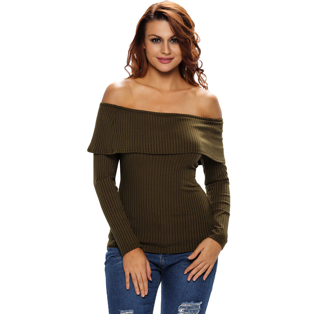 fashion-women-knitted-sweater-sexy-slash-neck-off-shoulder-knit-sweater-long-sleeve-casual-slim-pullover-knitwear-top-red BBL