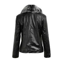 fashion-women-pu-leather-moto-jacket-open-front-faux-fur-collar-jacket-long-sleeve-biker-coat-black-jaqueta-de-couro BBL