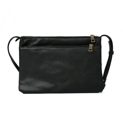 fashion-women-shoulder-bags-pu-leather-solid-zipper-fastening-messenger-bag-black-apricot-simple-basic-mobile-phone-bag BBL