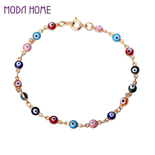gold-plated-copper-bracelets-for-women-bracelet-bangle-withcolorful-eye-like-beads-for-woman-girls-wedding-party-gift BBL