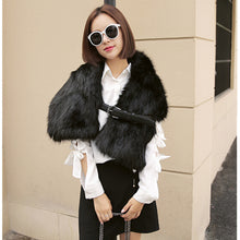 Hariy Shaggy Faux Raccoon Fur Warm Long Scarf Collar Women Faux Leather Buckle Faux Fox Fur Shawl Cap Scarves 3 Colors