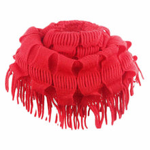 Fashion Women Fashion Infinity Thick Neck Warmer Scarf With Long Fringed Sunshine