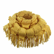 Fashion Women Fashion Infinity Thick Neck Warmer Scarf With Long Fringed Sunshine