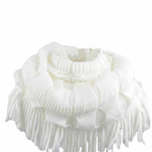 Fashion Women Fashion Infinity Thick Neck Warmer Scarf With Long Fringed Sunshine