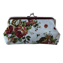 Retro Vintage Flower Print Women Lady Small Wallet Hasp Coin Purse Clutch Girls Clutch Bag