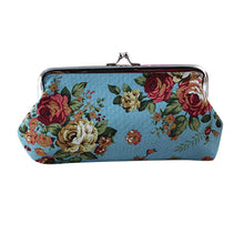 Retro Vintage Flower Print Women Lady Small Wallet Hasp Coin Purse Clutch Girls Clutch Bag