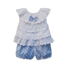 sweet-baby-kids-girls-2pcss-outfit-clothes-ruffled-t-shirt-tops-dot-pants-suit-clothing-sets BBL