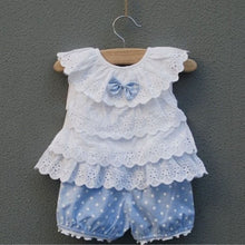 sweet-baby-kids-girls-2pcss-outfit-clothes-ruffled-t-shirt-tops-dot-pants-suit-clothing-sets BBL