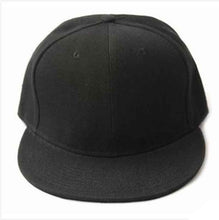 Famous Black Blank Plain Snapback Hats Hip-Hop Adjustable Bboy Baseball Cap Tops Hats ing