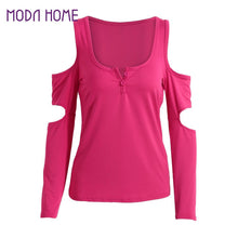low-cut-women-casual-t-shirt-cold-shoulder-square-collar-solid-tshirt-cutout-long-sleeve-tops-rose-green-black-ropa-mujer BBL