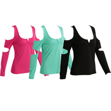 low-cut-women-casual-t-shirt-cold-shoulder-square-collar-solid-tshirt-cutout-long-sleeve-tops-rose-green-black-ropa-mujer BBL