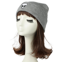 men-women-knitted-beanies-hat-plain-alien-embroidery-gorros-masculino-dome-fall-cap-warm-crochet-skull-hat-headwear BBL