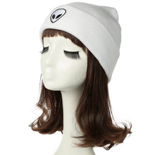 men-women-knitted-beanies-hat-plain-alien-embroidery-gorros-masculino-dome-fall-cap-warm-crochet-skull-hat-headwear BBL