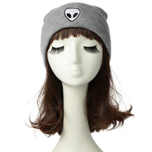 men-women-knitted-beanies-hat-plain-alien-embroidery-gorros-masculino-dome-fall-cap-warm-crochet-skull-hat-headwear BBL