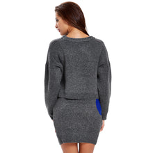women-knitted-sweater-dress-long-sleeve-bodycon-dress-2pcs-set-ladies-party-mini-dress-vestidos BBL