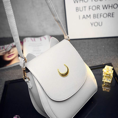 Fashion Crescent Pattern Women Ladies Leather Handbag Crossbody Shoulder Bag bolsas feminina