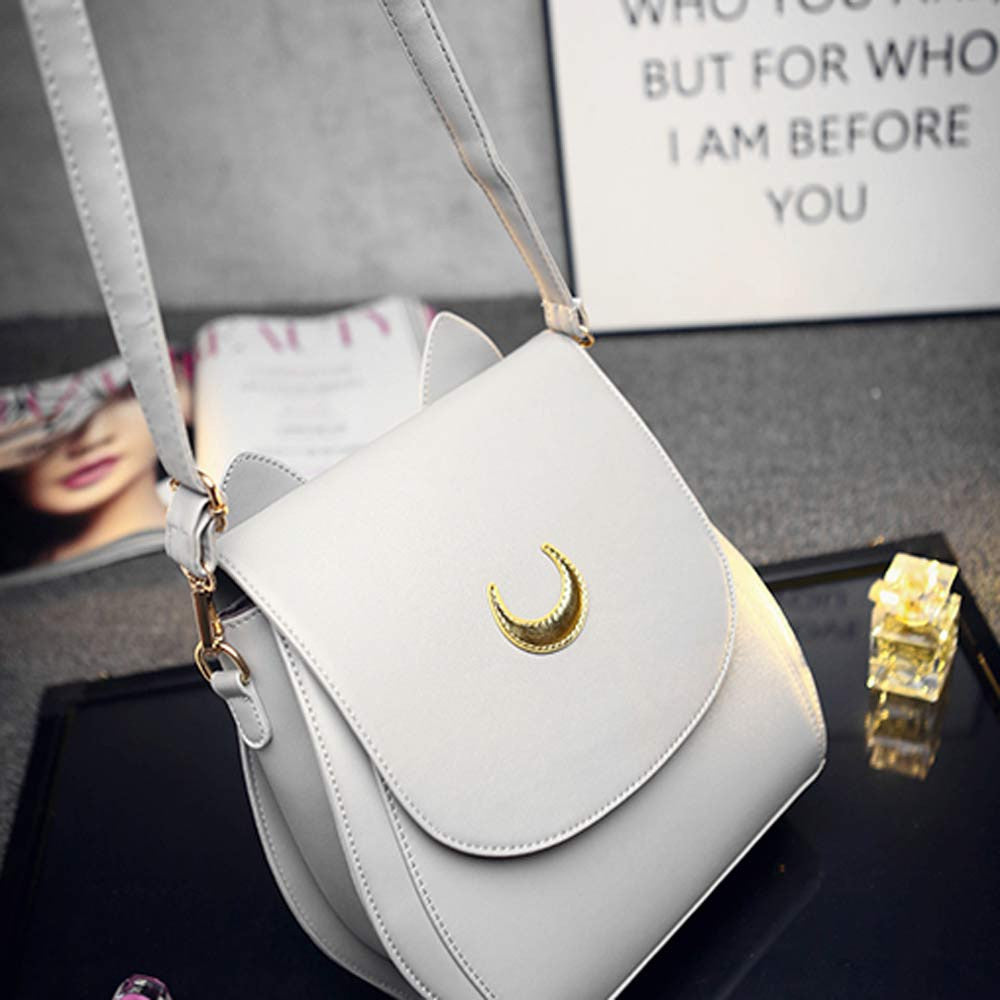 Fashion Crescent Pattern Women Ladies Leather Handbag Crossbody Shoulder Bag bolsas feminina