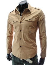 Fashion Mens Luxury Long Sleeve Casual Slim Fit Stylish Dress Shirts Mens shirts for Lovers Camisetas Tops