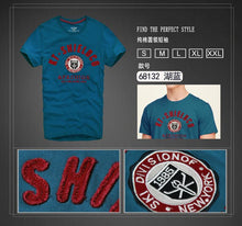 Men's Cotton T-shirt Casual Short Sleeve Letter Print Tops Famous Tshirts