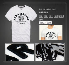 Men's Cotton T-shirt Casual Short Sleeve Letter Print Tops Famous Tshirts