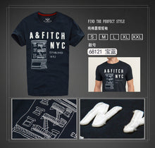 Men's Cotton T-shirt Casual Short Sleeve Letter Print Tops Famous Tshirts
