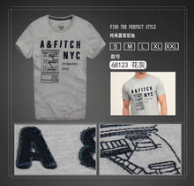 Men's Cotton T-shirt Casual Short Sleeve Letter Print Tops Famous Tshirts