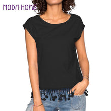t-shirt-women-tassel-fringed-short-sleeve-casual-tee-shirt-pullover-women-tops-white-black-purple BBL