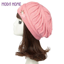 new-fashion-women-knitted-beret-hat-pearl-starfish-bobbles-bonnet-femme-warm-and-cute-headwear-beanie BBL