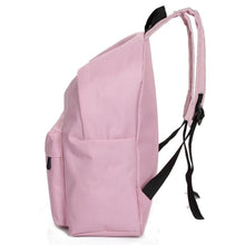 Fashion Women Girls Canvas Rucksack Backpack I AM A GIRL Letters Print School Book Shoulder Bag Casual Travel Bags