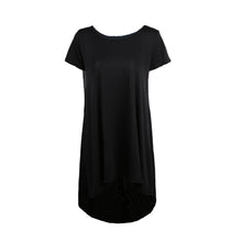 women-mini-dress-o-neck-solid-short-sleeve-asymmetric-hem-a-line-casual-loose-dress-plus-size-vestidos BBL