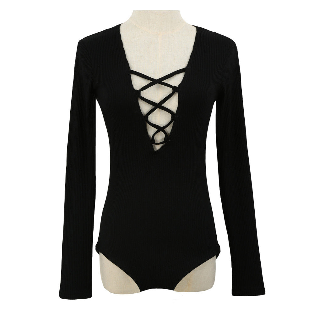 women-sexy-bodysuit-cross-deep-v-neck-jumpsuit-tights-bodycon-rompers-short-jumpsuit-black-grey BBL