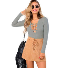 women-sexy-bodysuit-cross-deep-v-neck-jumpsuit-tights-bodycon-rompers-short-jumpsuit-black-grey BBL