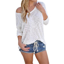 Women Long Sleeve V-Neck Loose Cardigan Knitted Sweater Jumper Knitwear Plus Size Outwear S-XL