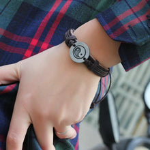 Men Women Unisex Vintage Bracelet Tai Chi Ying Yang Men Women Wristband