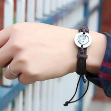 Men Women Unisex Vintage Bracelet Tai Chi Ying Yang Men Women Wristband