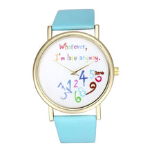 Women Watch Fashion Leather Watchband Laday Wristwatch Quartz Watch