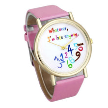 Women Watch Fashion Leather Watchband Laday Wristwatch Quartz Watch