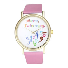 Women Watch Fashion Leather Watchband Laday Wristwatch Quartz Watch