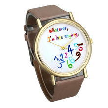 Women Watch Fashion Leather Watchband Laday Wristwatch Quartz Watch