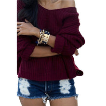 Knitted Women Sweaters and Pullovers Short Cropped Sweater O Neck Solid Color Long Sleeve Knitted Sweater